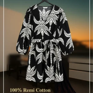 Women's Linen Wrap Dresses